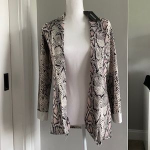SNAKEPRINT PLT BLAZER